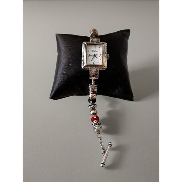Brighton Short Hills Japan Movement Silver Watch 14 Colorful Beads New Battery main image 6